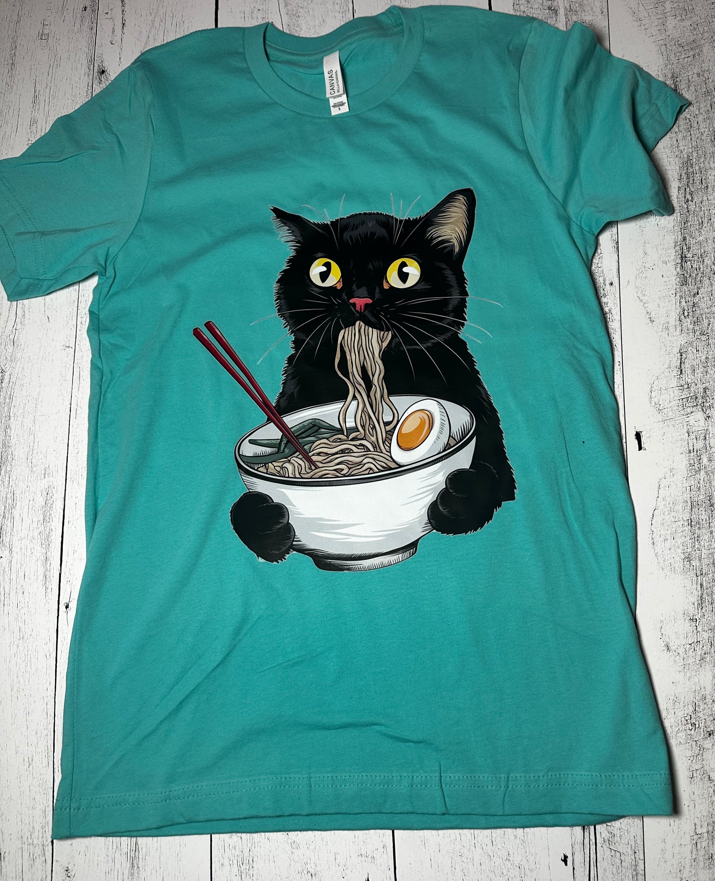 Ramen Cat Graphic T-Shirt