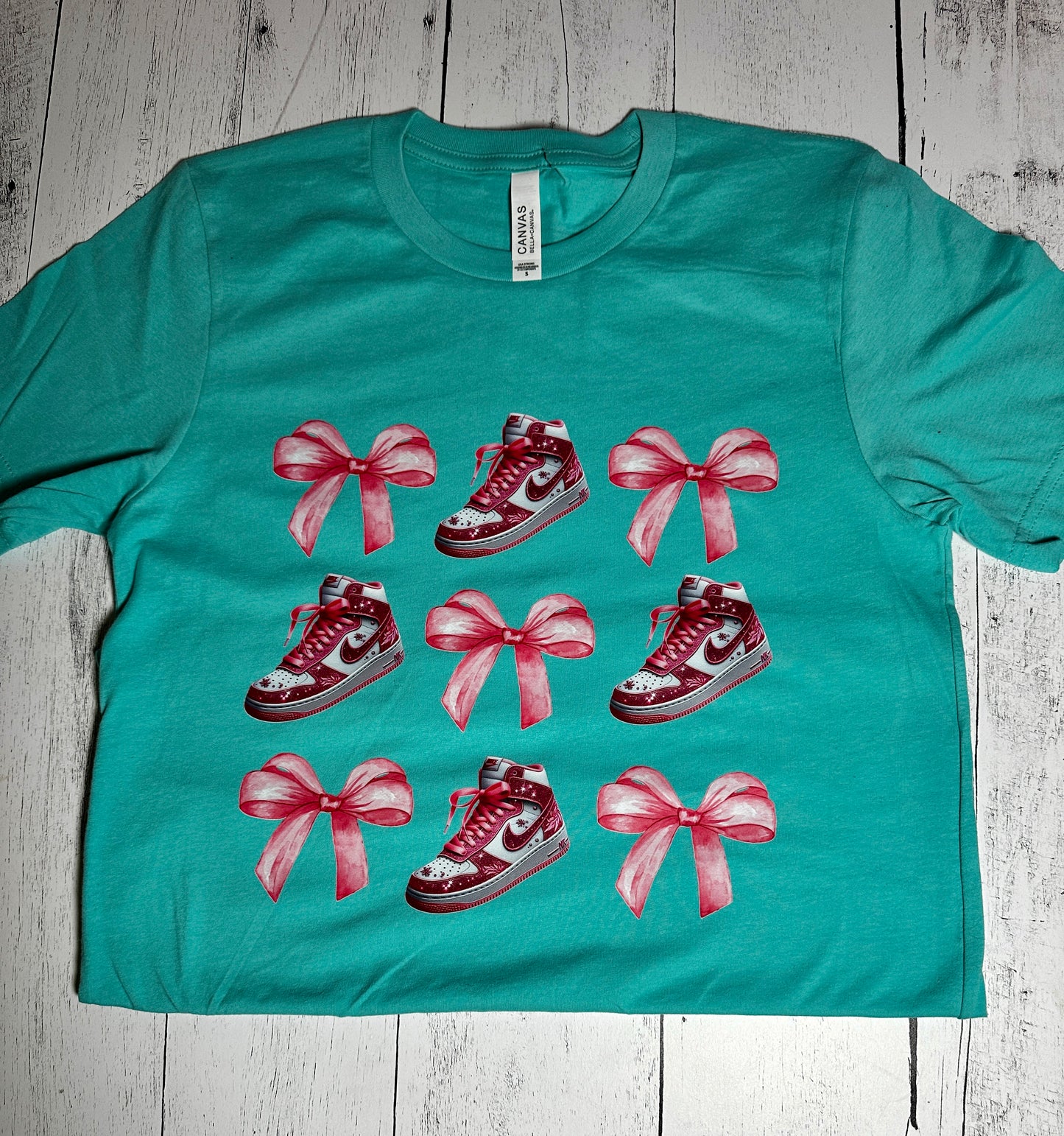 Sneakers & Bows Graphic T-Shirt