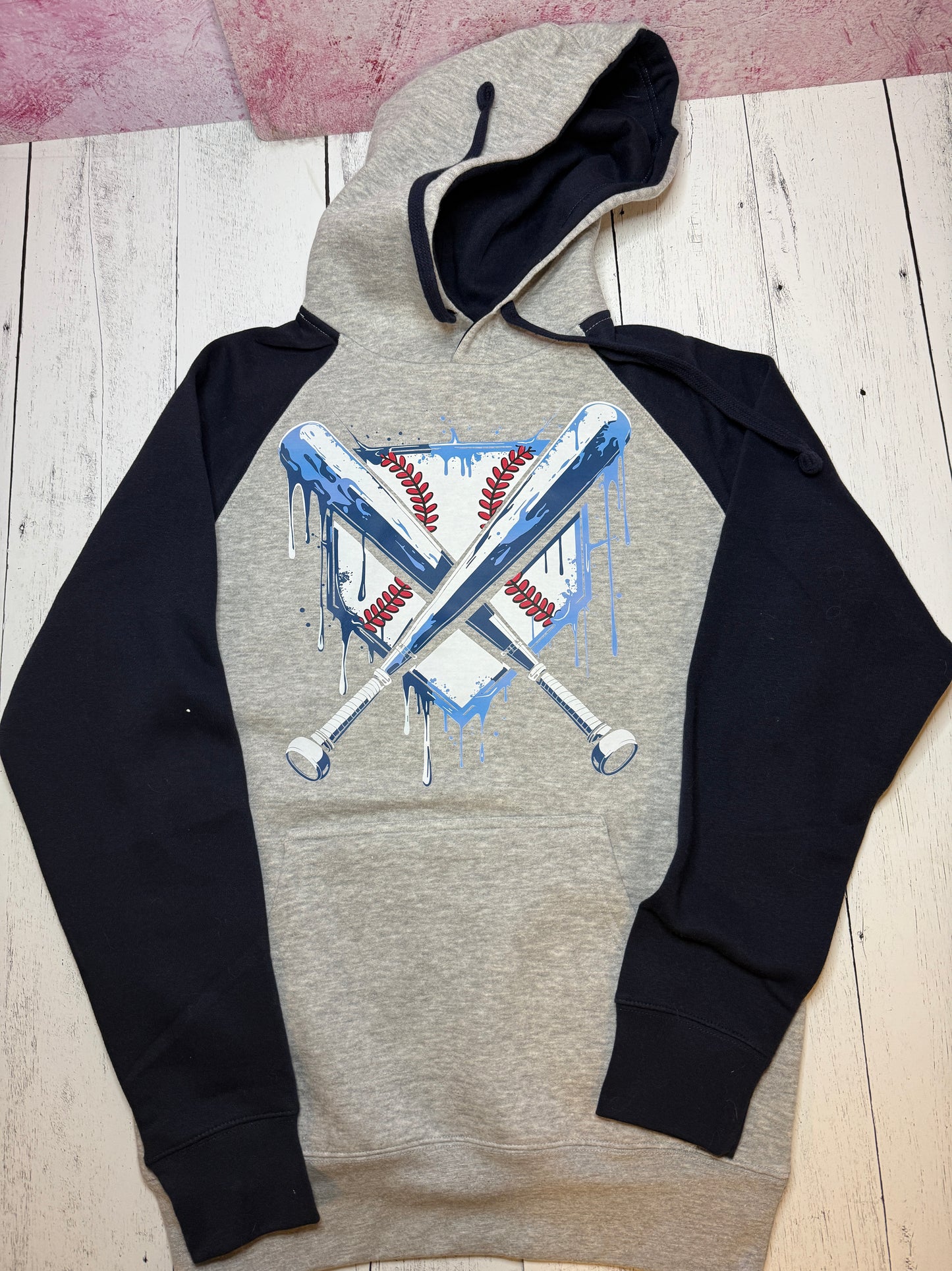Drippin’ Diamond Baseball Hoodie