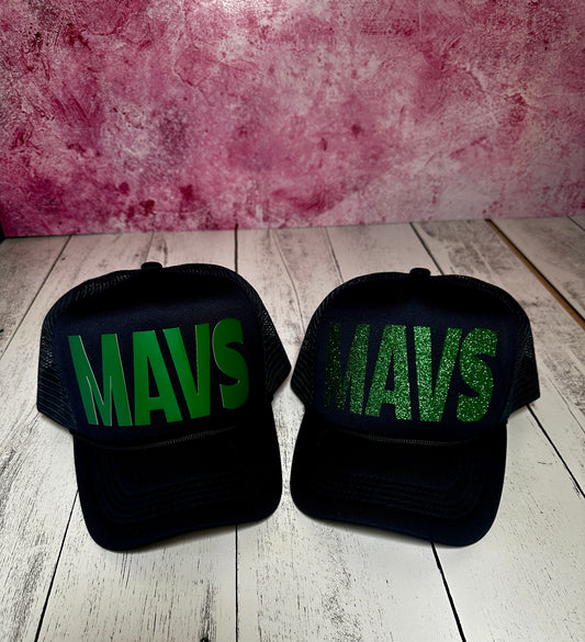 Mavs Trucker Hat – Stylish Game Day Essential