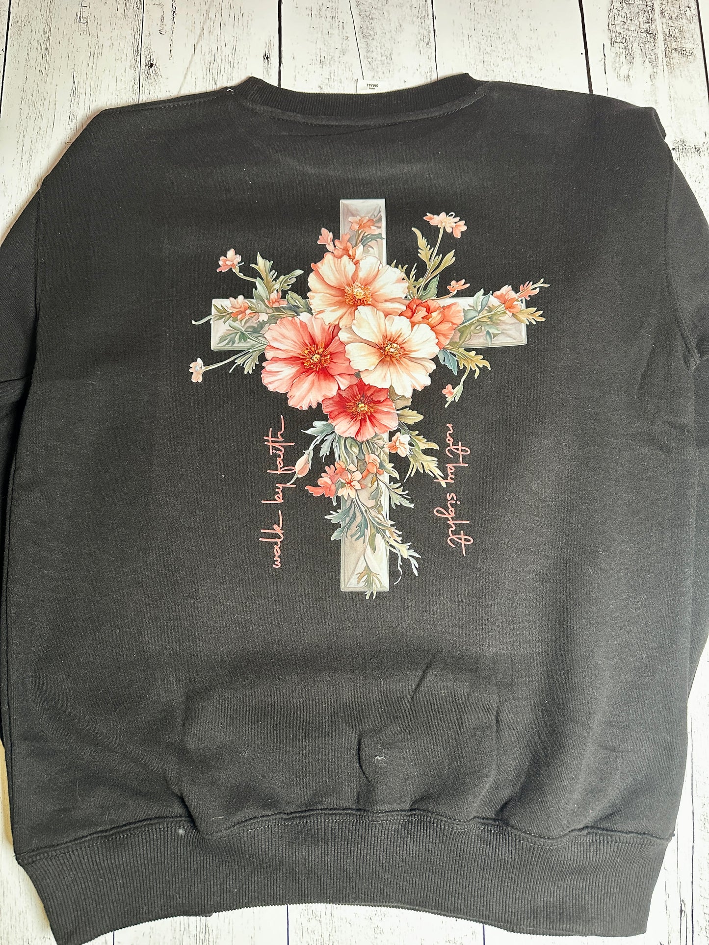 Jesus is the Light” Floral Sweatshirt