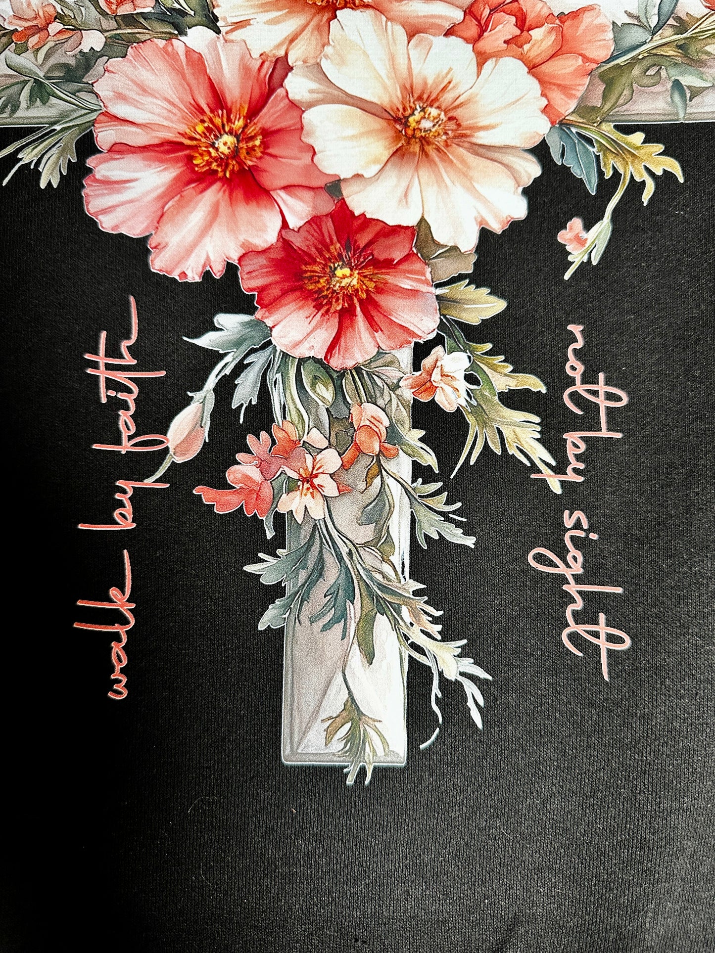 Jesus is the Light” Floral Sweatshirt