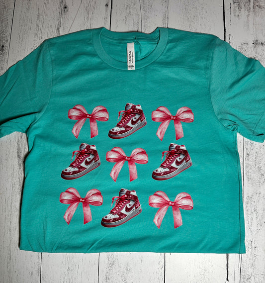 Sneakers & Bows Graphic T-Shirt