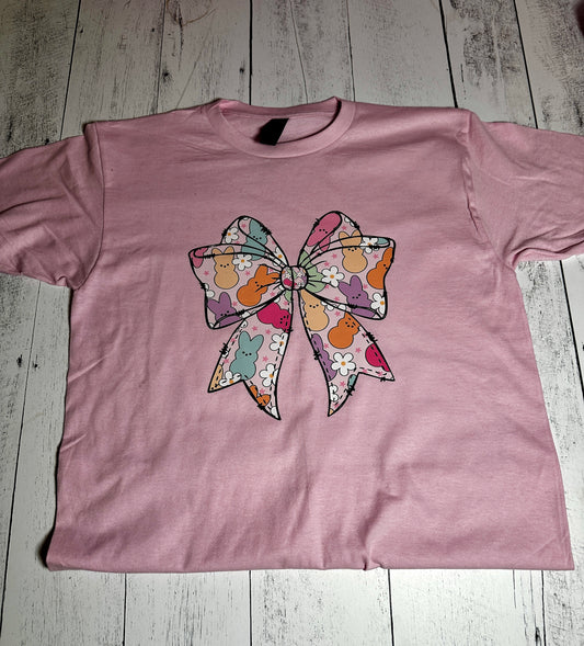 Pastel Bunny Bow T-Shirt